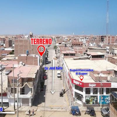 ¡EN VENTA! AMPLIO TERRENO DE 255.50 M2 EN EL CORAZÓN DE PIMENTEL